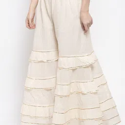 BCZ Style Ruffles Flared Cotton Ethnic Sharara image 2