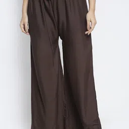 GRACIT Women Pink & Brown 2 Set Ethnic Palazzos image 5