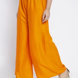 GRACIT Women Red & Orange 2 Ethnic Palazzos image 3