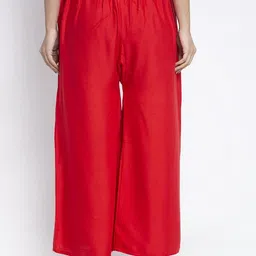 GRACIT Women Red & Orange 2 Ethnic Palazzos image 5