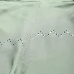 AURELIA Women Green & Silver Printed Straight Palazzos image 3