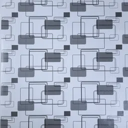 Jaamso Royals Grey & Blue Self-adhesive & Waterproof Squares Wallpaper image 3