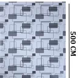 Jaamso Royals Grey & Blue Self-adhesive & Waterproof Squares Wallpaper image 4