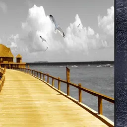 PnF Grey & Yellow Floral and Botanical Wall Art image 1