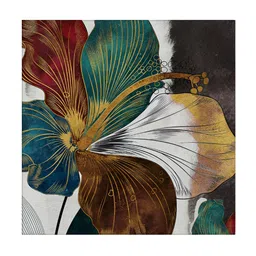 RANDOM Green & Brown Canvas Floral and Botanical Wall Art image 1