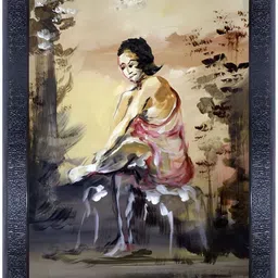 PnF Black & Cream-Coloured Wooden Wall Art image 1