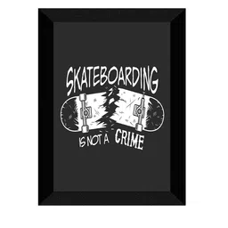 SAF Charcoal Grey & White Motivational Quote Painted Framed Wall Art image 2