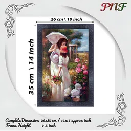 PnF Black & White Abstract Wall Painting image 2