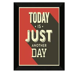 SAF Black & Red Motivational Printed Framed Wall Art image 2