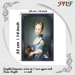 PnF Blue & White Wooden Abstract Wall Art image 2