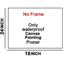 Wallpics Black & Orange Floral Printed Wall Poster image 2