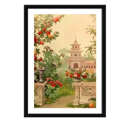 999Store Green & Black Printed Framed Wall Art image 2