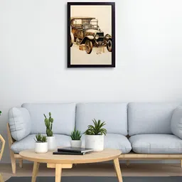 RANDOM Beige & Brown Abstract Painting Wall Art image 2