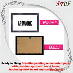 PnF Black & Green Birds And Animals Wall Painting image 3