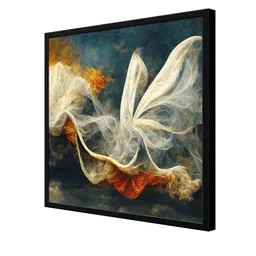 999Store Black & White Abstract Painted Framed Wall Art image 3