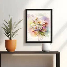 RANDOM Pink & Purple Floral and Botanical Paintings Wall Art image 3