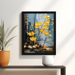 RANDOM Blue & Yellow Floral & Botanical Wall Art image 3