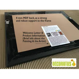 Adventures India Green & Blue Wooden Painting Wall Art image 4