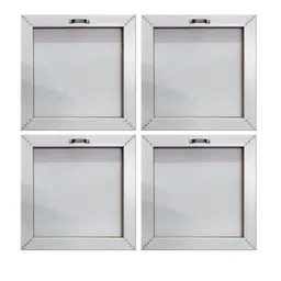 999Store Set Of 4 Orange Birds Sitting On The Stems Canvas Wall Art image 4