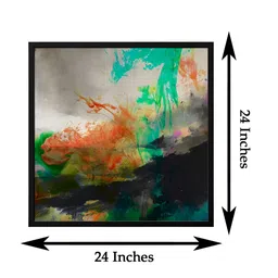 999Store Black & Grey Canvas Abstract Wall Painting image 5