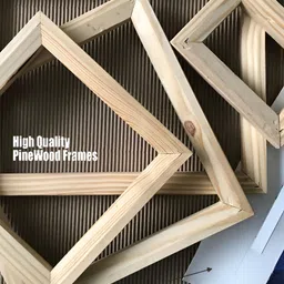 Adventures India Yellow & Blue Abstract Wooden Wall Art image 4