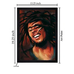 Gallery99 Brown & Beige Modern Art Framed Wall Art image 5