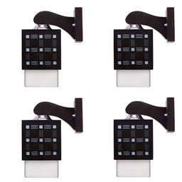 Gojeeva Black Wood Square Shaped Wall Lamp-picture-36