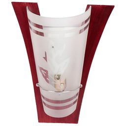Areezo Red & White Metal Wall Lamp-picture-29