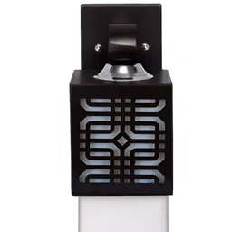 Gojeeva Black Wood Square Shaped Wall Lamp image 3