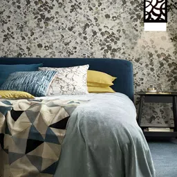 Gojeeva Black Wood Square Shaped Wall Lamp image 4