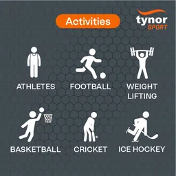 Tynor Ankle Binder Air Pro, Black/Orange Small image 3