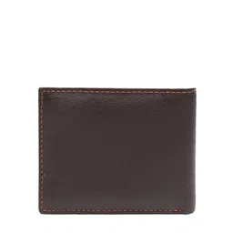WildHorn Men Brown Textured RFID Protected Leather Two Fold Wallet image 3