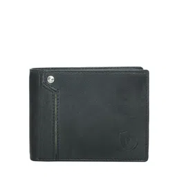 Keviv Men Black Leather Two Fold Wallet image 3