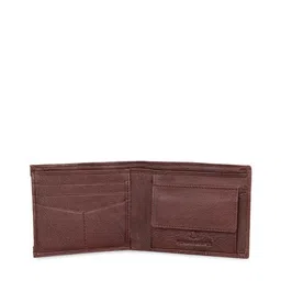 NAPA HIDE Men Maroon RFID Protected Genuine Leather Two Fold Wallet image 2