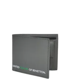 United Colors of Benetton Men Leather Two Fold Wallet image 3