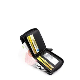 Alexvyan Men Leather Zip Around Wallet image 5