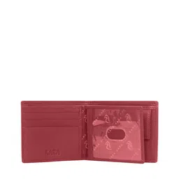 Kara Men Red Leather Two Fold Wallet image 4