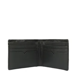 Alvaro Castagnino Men Black Leather Two Fold Wallet image 5