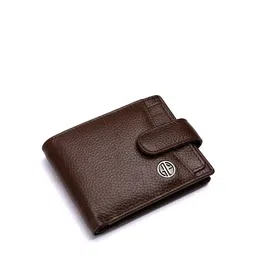 HAMMONDS FLYCATCHER Men Coffee Brown Leather Two Fold Wallet image 1