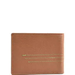The Roadster Lifestyle Co. Tan Brown Textured Two Fold Wallet image 2