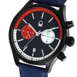 United Colors of Benetton Men Patterned Dial & Reset Time Analogue Watch UWUCG2402 image 5