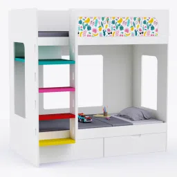 boingg! - a happy start Caravan Bunk Bed in White Colour image 5