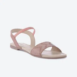Biba Women Pink Embellished Open Toe Flats-image-48
