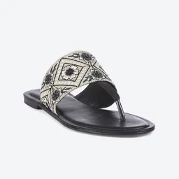 Biba Women Black Printed Flats-image-54