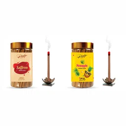 THE RUPAWAT Perfumery House 2-pcs Brown Saffron & Pineapple Incense Sticks-picture-23