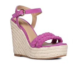 Saint G Leather Wedge Heels image 5