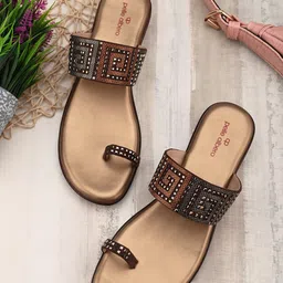 pelle albero Women Embellished Ankle Loop Sandals Heels-picture-29