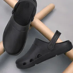 Aqualite Men Round Toe Slip On Clogs image 1