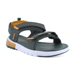 Sparx Men Green & White Solid Sports Sandals-image-4
