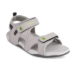 Campus Men Grey Solid Sports Sandals-image-3